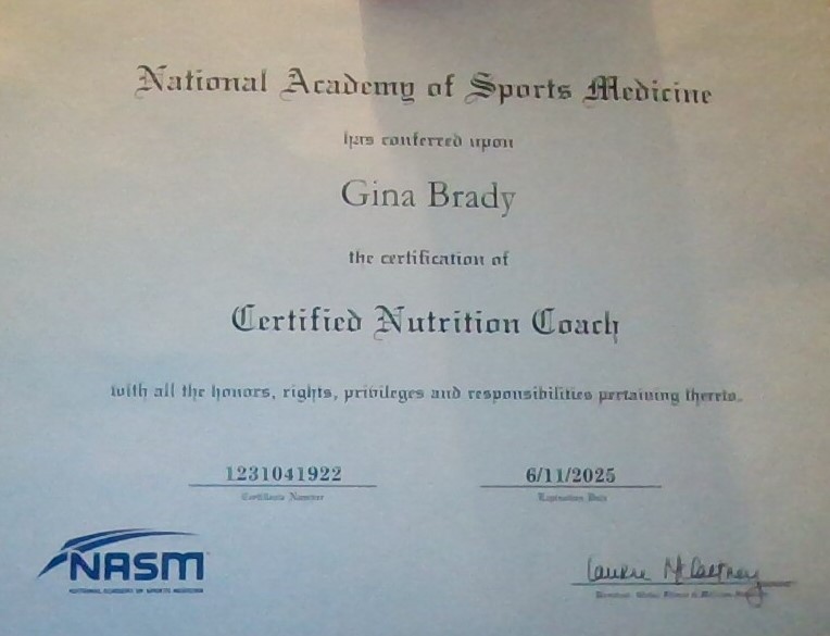NASM Nutrition Certification